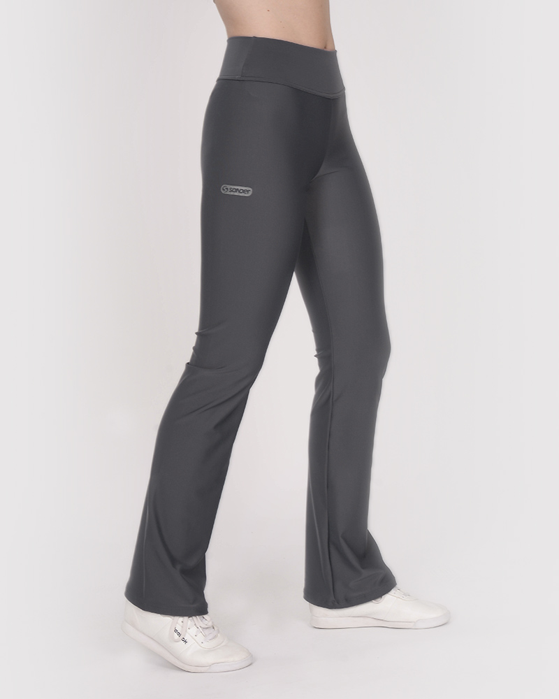 Calza recta de LYCRA gris oscuro