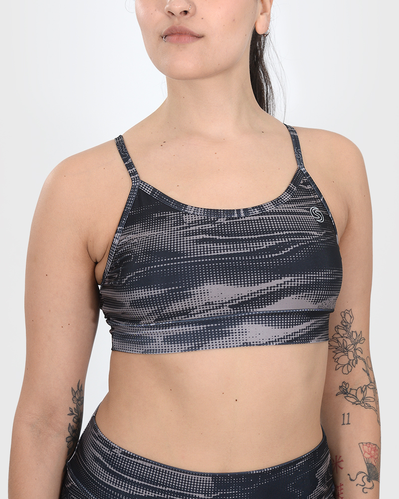 Top de LYCRA estampada duna