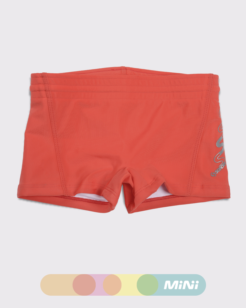 Short de natación de niño de LYCRA rojo