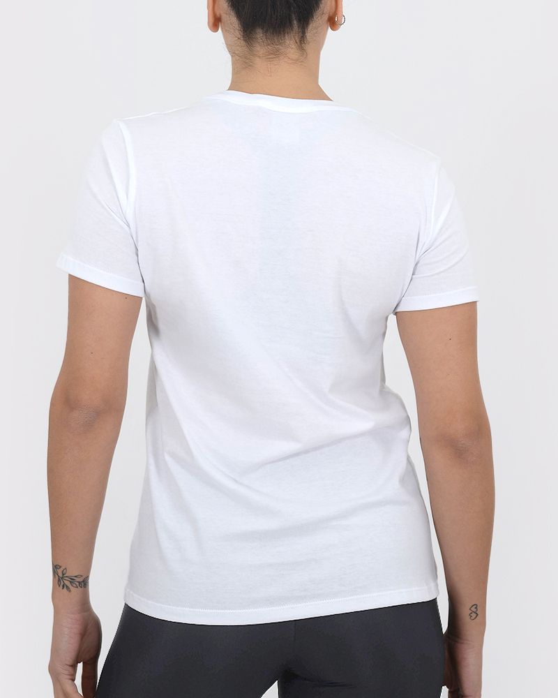 Remera clasica blanca hot sale